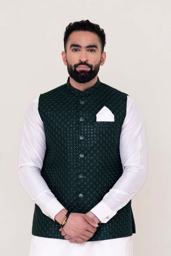 Green Waistcoat - Image 2