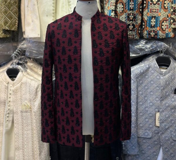 FANCY MENS OPEN COAT